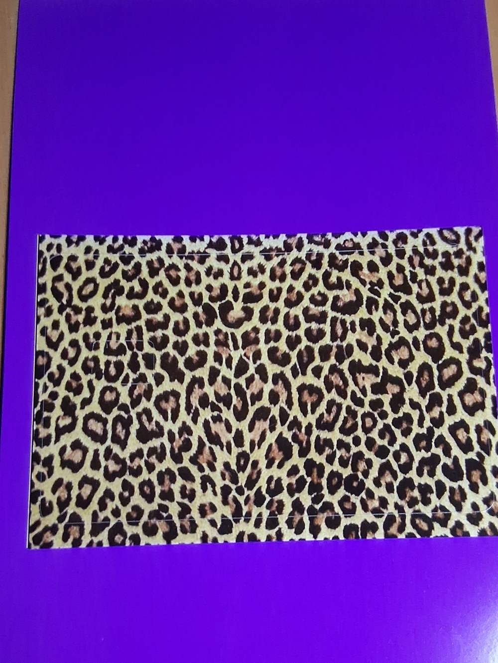 Leopard Print Women’s Debit Card Sticker - Brown